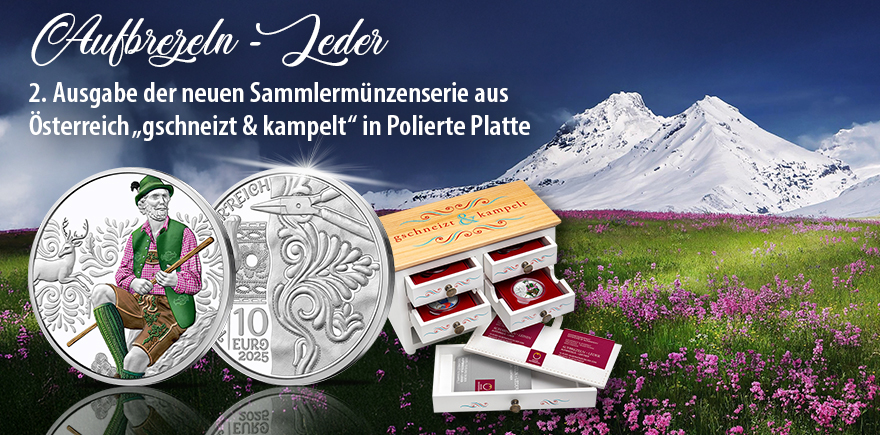 Österreich 10 Euro 2025 PP Aufbrezeln - Leder