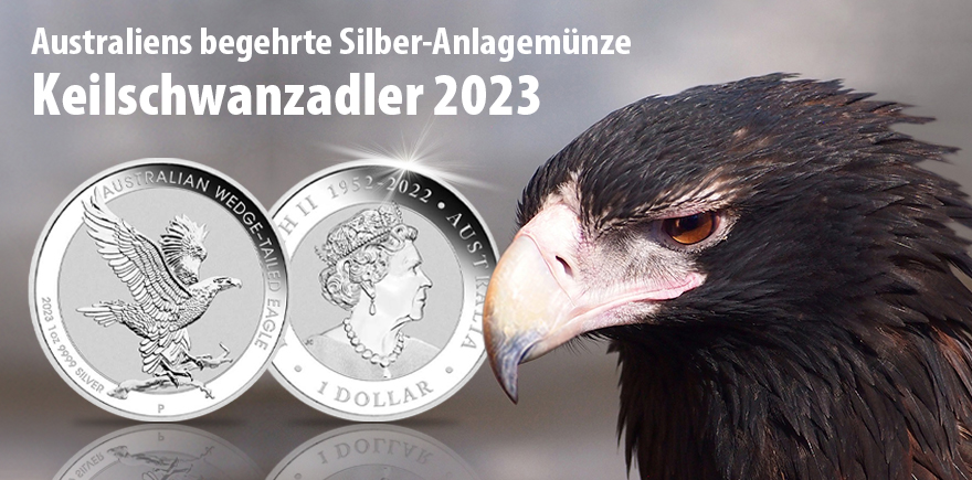 Australien 1 Unze Silber 2023 Keilschwanzadler