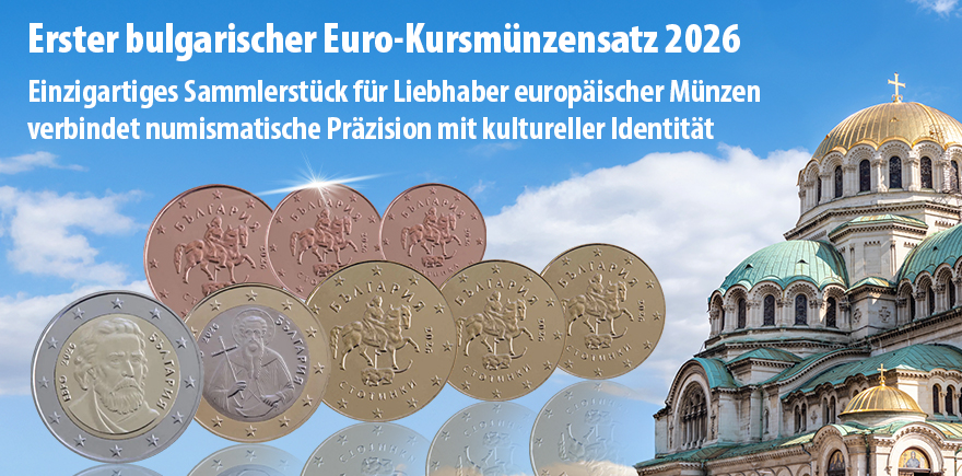 Bulgarien 3,88 Euro 2026 - Erster EURO-Kursmünzensatz