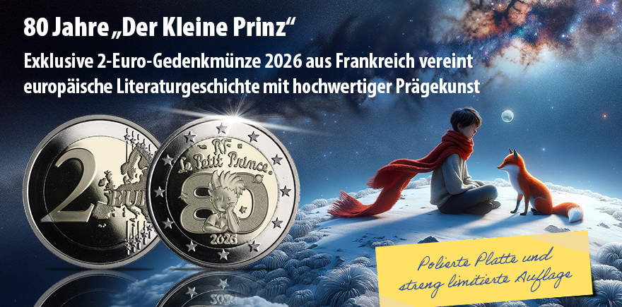 Frankreich 2 Euro 2026 PP - 80 Jahre Der Kleine Prinz