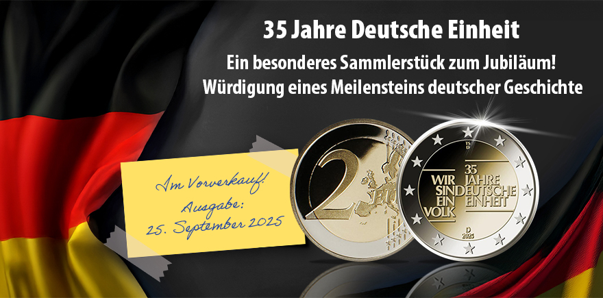 Deutschland 2 Euro 2025 - 35 Jahre Deutsche Einheit