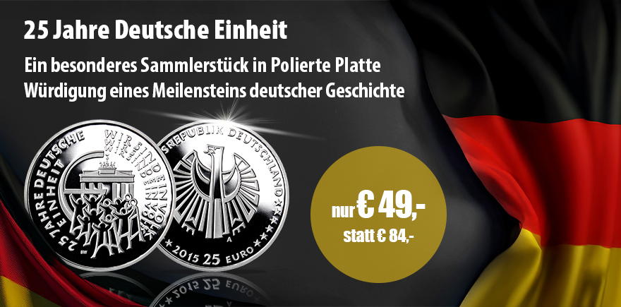 Deutschland 25 Euro Silber 2015 25 Jahre Deutsche Einheit