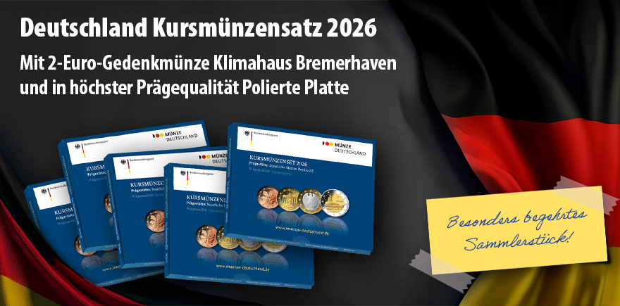 Deutschland KMS 5,88 Euro 2026 in Polierte Platte