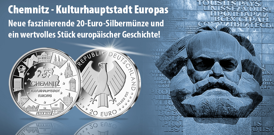 Deutschland 20 Euro 2025 Chemnitz - Kulthurhauptstadt Europas