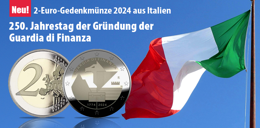 Italien 2 Euro 2024 PP Guardia di Finanza
