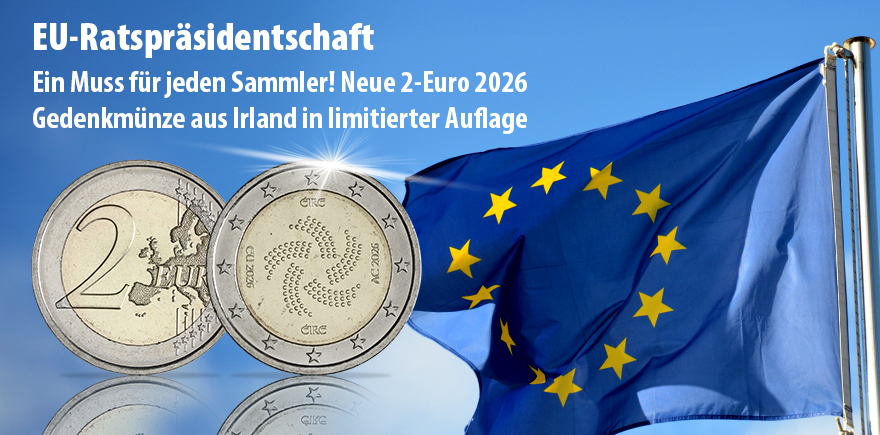 Irland 2 Euro 2026 - EU-Ratspräsidentschaft