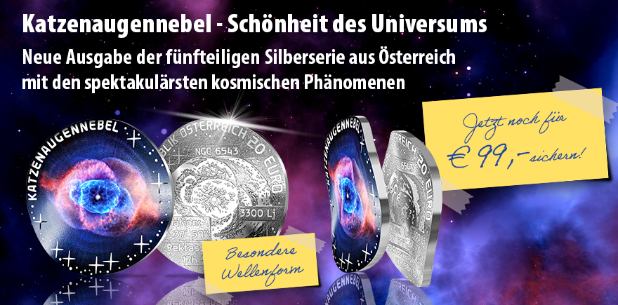  Österreich 20 Euro 2026 - Katzenaugennebel - Schönheit des Universums