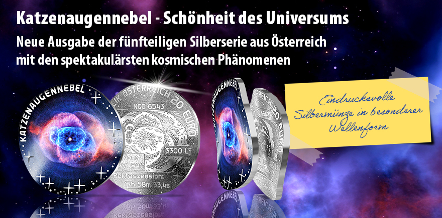 Österreich 20 Euro 2026 Katzenaugennebel - Schönheit des Universums
