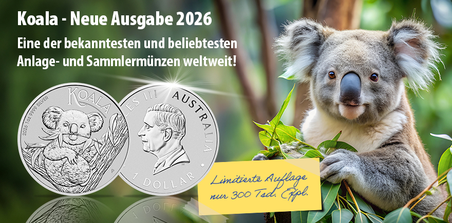 Australien 1 Unze Silber 2026 Koala