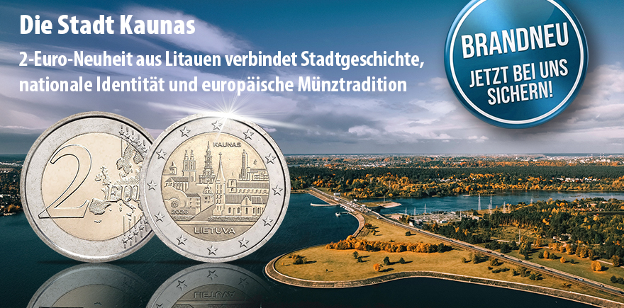 Litauen 2 Euro 2026 - Die Stadt Kaunas