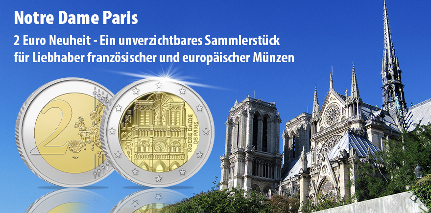  Frankreich 2 Euro 2025 - Notre Dame Paris