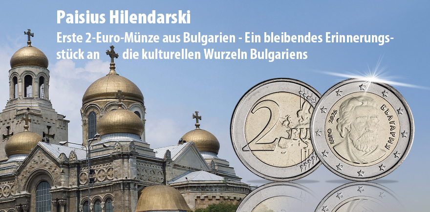 Bulgarien 2 Euro 2026 Paisius Hilendarski