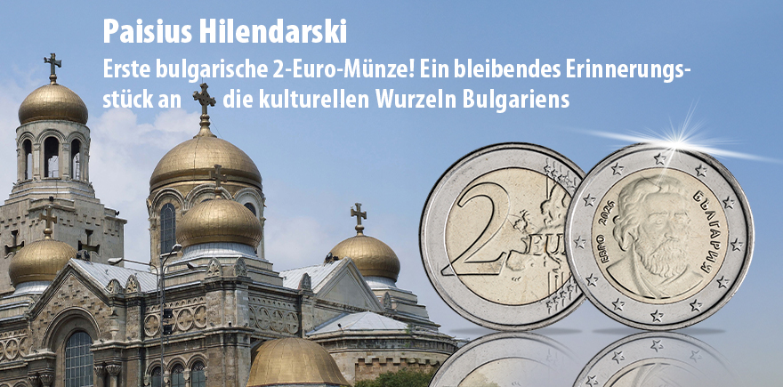  Bulgarien 2 Euro 2026 Paisius Hilendarski