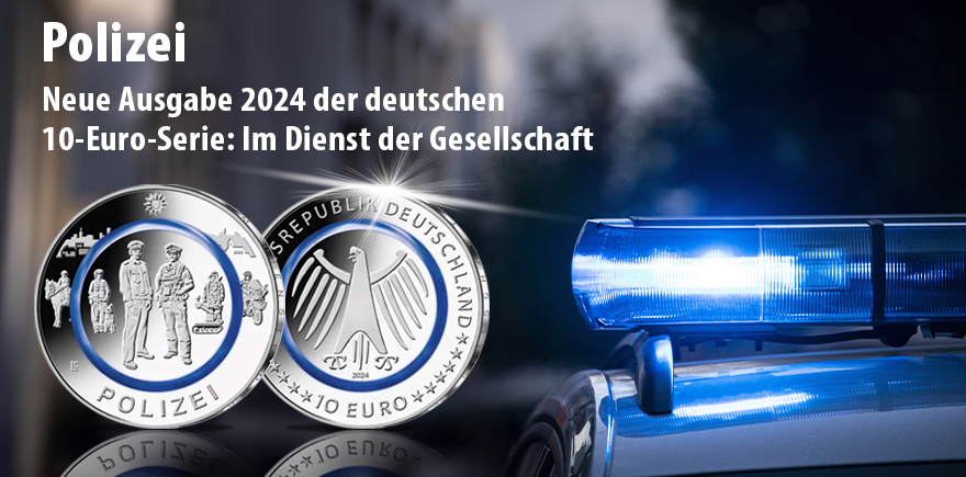  Deutschland 10 Euro 2024 Polizei