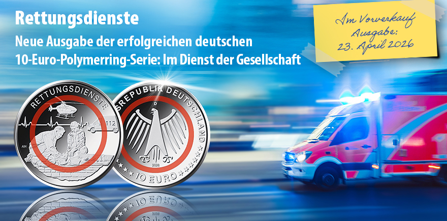 Deutschland 10 Euro 2026 Rettungsdienste - Im Dienst der Gesellschaft