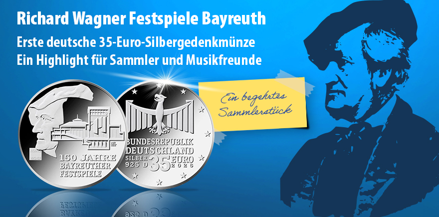Deutschland 35 Euro Silber 2026 - Richard Wagner Festspiele Bayreuth