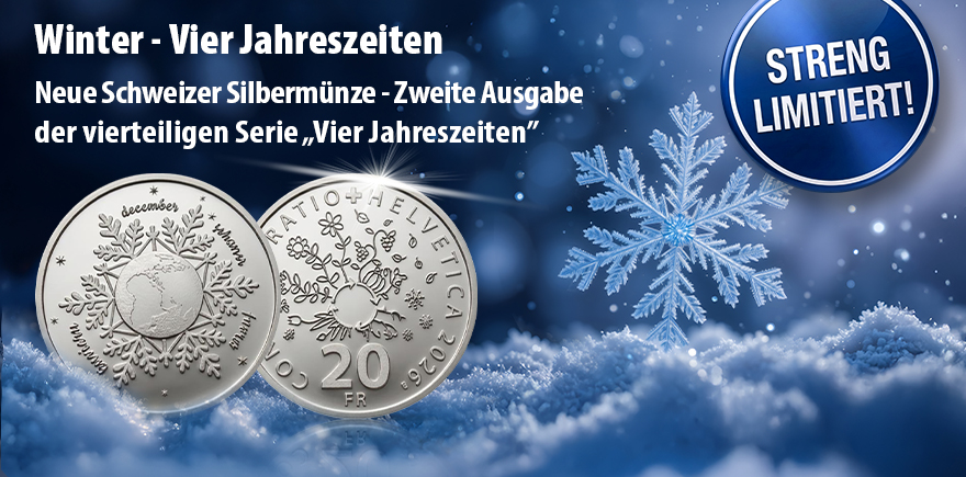 Schweiz 20 Franken 2026 Winter - Vier Jahreszeiten