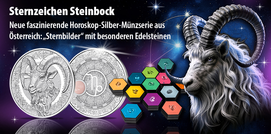 Österreich 20 Euro 2025 Sternzeichen Steinbock