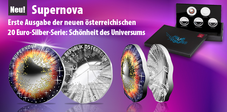 Österreich 20 Euro 2024 Supernova - Schönheit des Universums