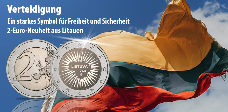 Litauen 2 Euro 2025 Verteidigung
