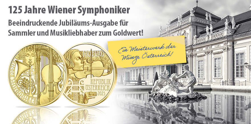Österreich 100 Gold Euro 2026 - 125 Jahre Wiener Symphoniker