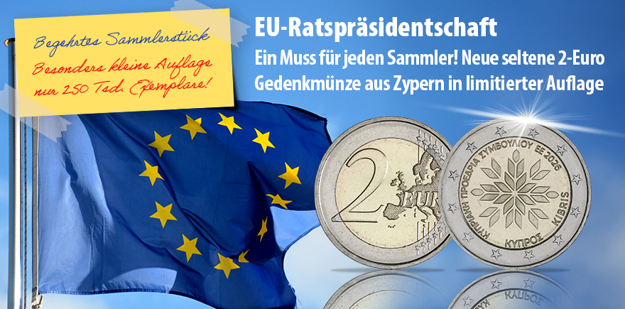 Zypern 2 Euro 2026 EU-Ratspräsidentschaft 