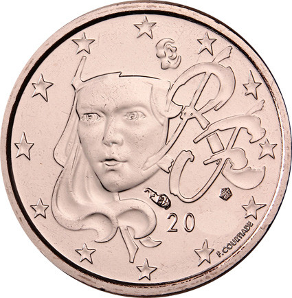 Kursmünze Frankreich 5 Cent 2005 bfr. Marianne 