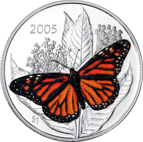 Kanada 50 Cent 2005 PP Monarchfalter-I