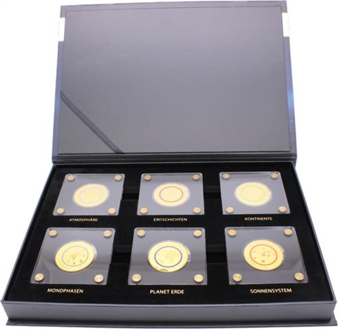 Tschad-6x5000 Francs-2020-AU-Planet Erde-Etui