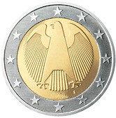 Deutschland 2 Euro 2005 bfr. Mzz.J Bundesadler