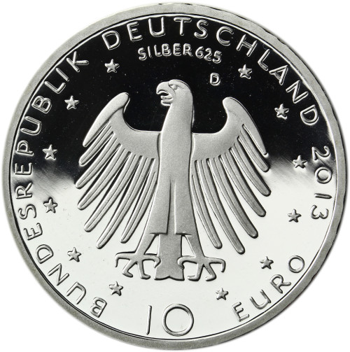 Gedenkmünze 10 Euro Silber 2013 Richard Wagner 