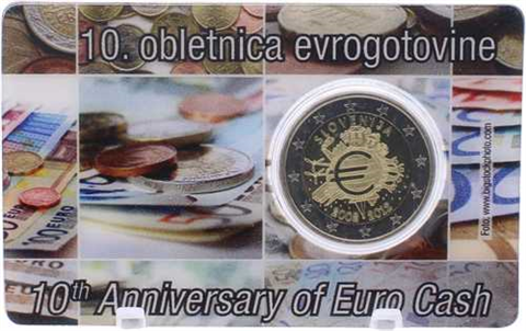 Slowenien-2 Euro-2012-PP-Bargeld-Coincard-RS