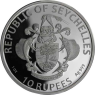 Seychellen-10 Rupien-2019-AGpp-Aldabra-Schildkröte-VS