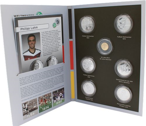 Deutschland-6xsilbermedaille-1xGold-Fussball Wunder von Bern-III