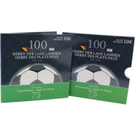 Belgien-10 Euro-2005-AGpp-Fussball-Folder