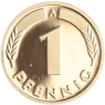 Deutschland-1 Pfennig-2001-AUpp-Glückspfennig-RS