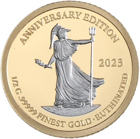 Gabun-7x1000 Francs-2023-AUpp-Half Gram Gold 2023- EtuiIII