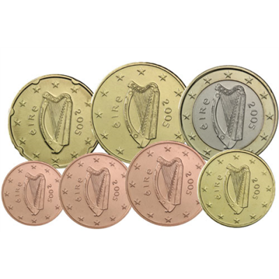 Irland-1,88Euro-2005-Kleinmünzensatz-RS