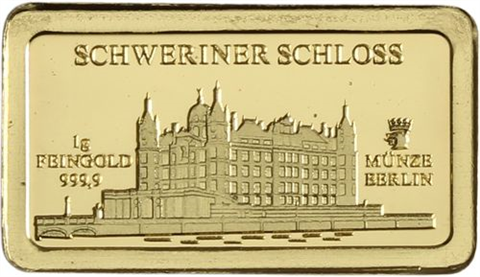 Deutschland-10x1g-AUpp-Quadriga Wahrzeichen-Etui