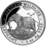 Silbermünze Elefant 1 Oz Silber 2022 Historia-Hamburg