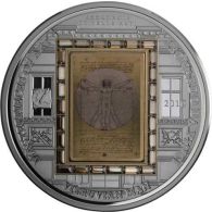 Cookinseln-20 Dollar-2010-AUAGpp-Window of Heaven Da Vinci-RS