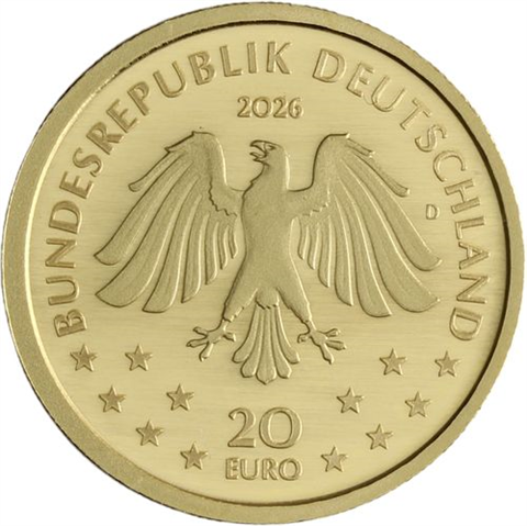 Deutschland-20 Euro-2026-AUstgl-Wisent-Etui