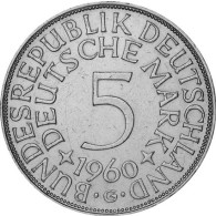 Deutschland 5 DM 1960 Silberadler Mzz. G
