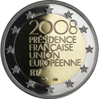 Frankreich 2 Euro 2008 PP Präsidentschaft