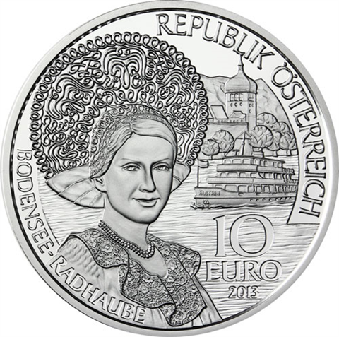 Österreich-10-Euro-2013-Silber-Hgh-Vorarlberg-Folder