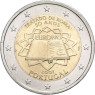 Portugal Römische Verträge 2 Euro Sondermünze 