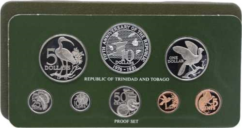 TrinidadTobago-16,91 Dollar-1981-PP-KMS-Etui