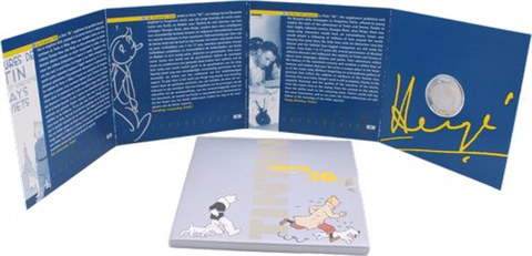 Belgien-10 Euro-2004-AGpp-Tintin Tim und Struppi-Folder I
