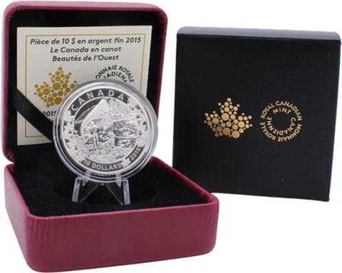 Kanada-10 Dollar-2015-AGpp-Wonderous West-RS