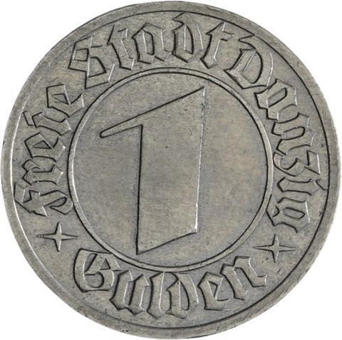 Danzig-1 Gulden-1932-Wappen-VS